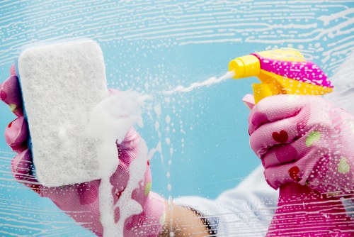 Professional deep cleaning in Wimbledon living space with dust-free surfaces