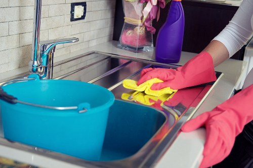 Kitchen cleaning service in a Wimbledon house