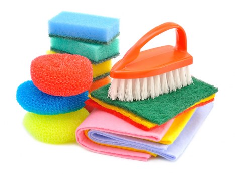 Commercial cleaning team disinfecting desks and shared office areas in Wimbledon