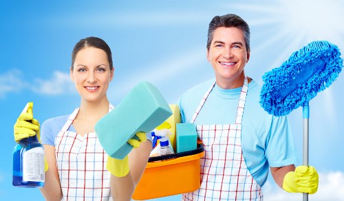Professional upholstery cleaning in a Wimbledon home