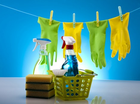 Example of a free carpet cleaning quote being prepared